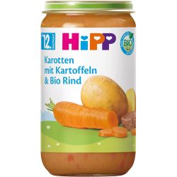 Hipp био зеленчуци микс с говеждо (250 г)