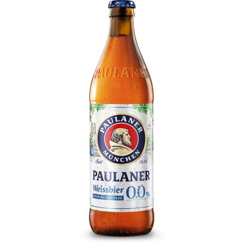 Paulaner безалкохолна бира в стъклена бутилка 0.00% (500 мл)