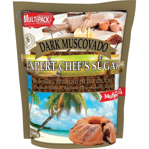 Multipack кафява захар Dark Muscovado (500 г)