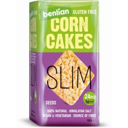 Benlian Rice Cakes Slim царевични кексове със семена (100 г)