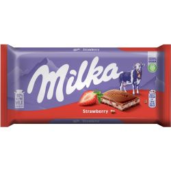 Milka Strawberry шоколад ягода (100 г)