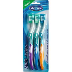 Beauty Formulas Multi Action Medium четка за зъби (3 бр.)