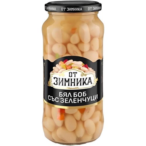 От Зимника сварен бял боб със зеленчуци (580 г)