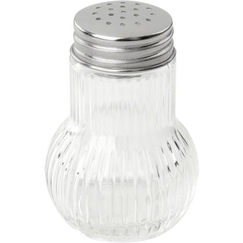 Fackelmann солница, стъкло, инокс, кръгла (1 бр.)