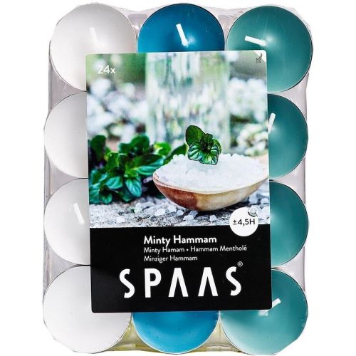 Spaas Minty Hammam чаени свещи (24 бр.)