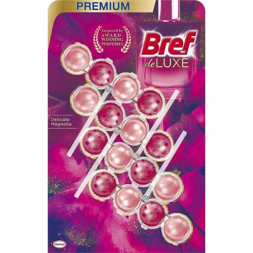 Bref Deluxe Delicate Magnolia ароматизатор за тоалетна, 4 бр. х 50 г (200 г)