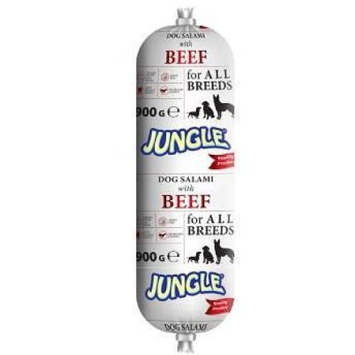 Jungle храна за кучета салам с телешко месо (900 г)