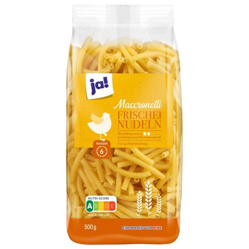 JA! макронели с 10% яйца (500 г)