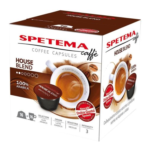 Spetema House Blend кафе на капсули съвместими с Dolce Gusto (16 бр.)