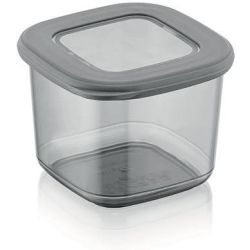 Horecano квадратна кутия със силиконов капак, антрацит 550 мл (1 бр.)