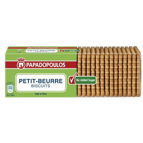Papadopoulos Petit Beurre бисквити без захар (225 г)