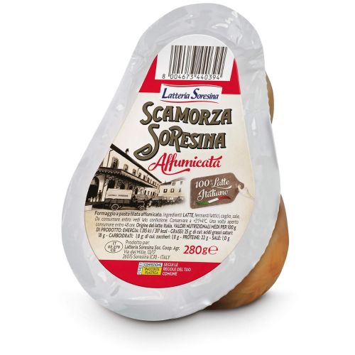 Latteria Soresina Scamorza Soresina пушена скаморца (280 г)