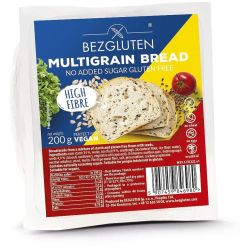 Bezgluten многозърнест хляб без захар и без глутен (200 г)