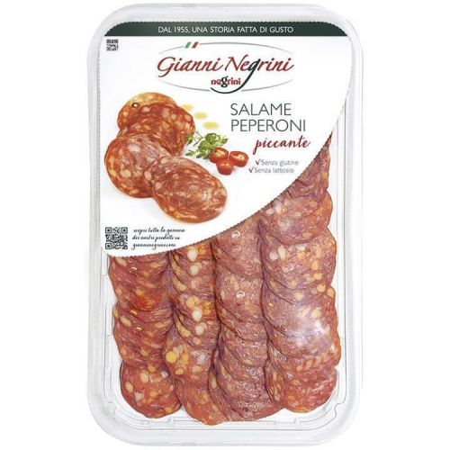 Gianni Negrini салам пеперони, нарязан (80 г)