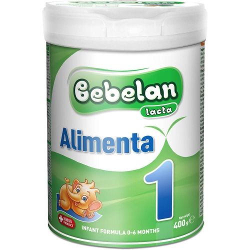 Bebelan Lacta Alimenta 1 мляко за кърмачета, 0 - 6 месеца (400 г)