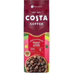Costa Coffee Bright Latin Blend кафе на зърна 6 (1 кг)