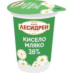 Лесидрен краве кисело мляко 3.6% (400 г)