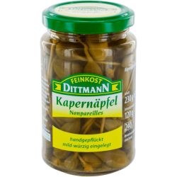 Feinkost Dittmann големи ябълкови каперси Nonpareilles (120 г)