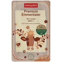 SalzburgMilch премиум ементал без лактоза 45%, слайс (150 г)