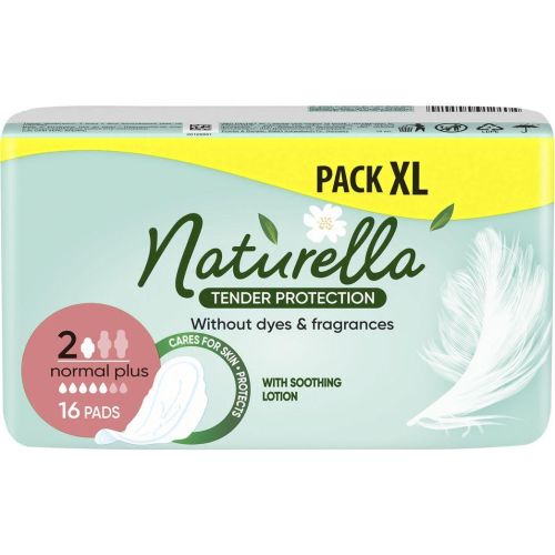 Naturela Normal Naturella Normal Plus 2 дамски превръзки на цена от 3.49 € за 16 бр ...