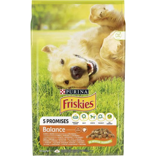 Purina Friskies Balance храна за кучета в зряла възраст, пиле (10 кг)
