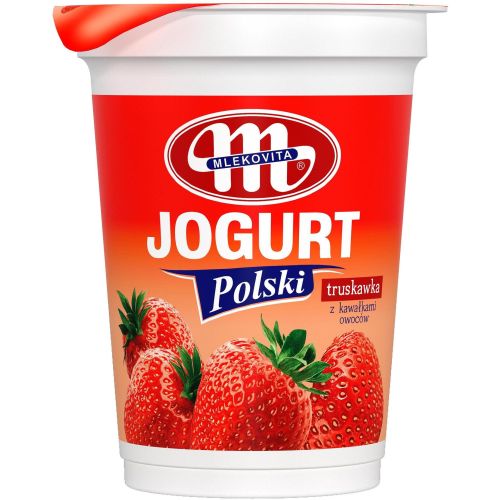 Mlekovita йогурт с парчета ягоди (350 г)