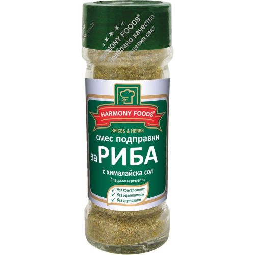 Harmony Foods подправка за риба с хималайска сол (55 г)
