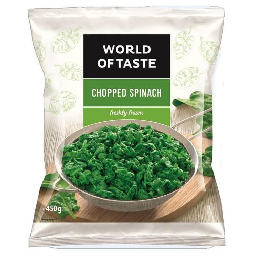World of Taste спанак нарязан, замразен (450 г)