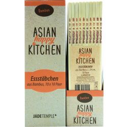 Jade Temple бамбукови пръчки за суши, 24 см (10 бр.)