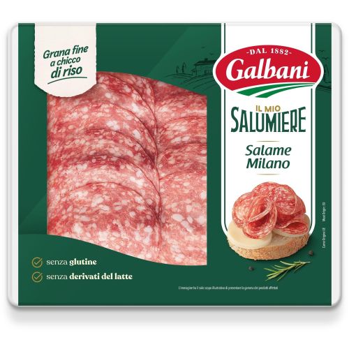 Galbani салам Милано, слайс (100 г)