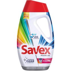 Savex Color течен препарат за пране, 24 пранета (1.08 л)