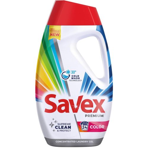 Savex Color течен препарат за пране, 24 пранета (1.08 л)