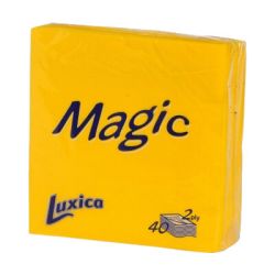 Luxica Magic цветни салфетки , 2 пласта, 33х33 см, 40 бр. (40 бр.)