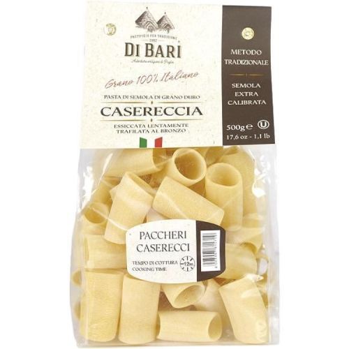 Di Bari Paccheri Caserecci домашна паста, тръбички (500 г)