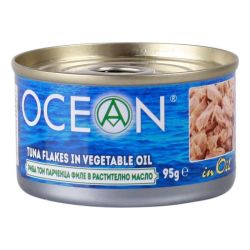 Ocean риба тон парченца филе в растително масло (95 г)