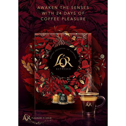 L'OR Espresso адвент календар с кафе капсули, съвместими с Nespresso (24 бр.)