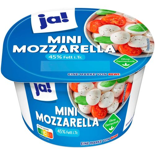 JA! мини моцарела 45% (255 г)