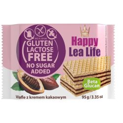 Flis Happy Lea Life вафли с какао, без глутен, без захар, без лактоза (95 г)