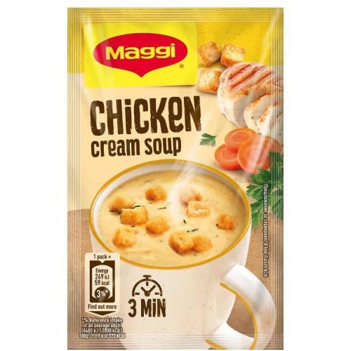 Maggi пилешка крем супа с крутони (16 г)