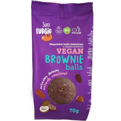 Super Fudgio био веган бонбони от фурми брауни (70 г)