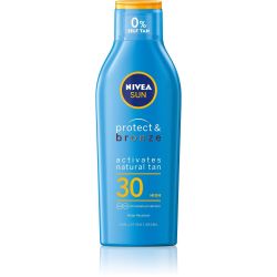 Nivea Sun Protect & Bronze слънцезащитен лосион с бронзиращ ефект SPF30 (200 мл)