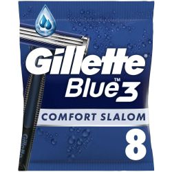 Gillette Blue 3+ Comfort Slalom самобръсначка (8 бр.)