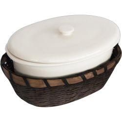 Valeria комплект порцеланова касерола и панерче (1 бр.)