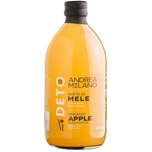 Andrea Milano нефилтриран ябълков оцет (500 мл)