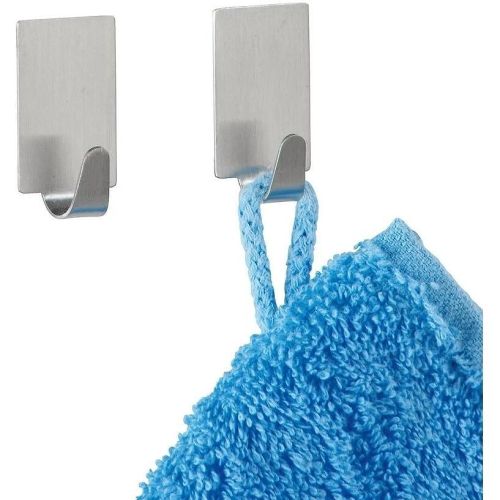 Wenko метална закачалка за кърпи, правоъгълна, матирана (4 бр.)