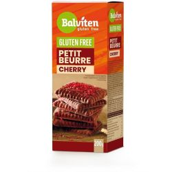Balviten безглутенови маслени бисквити с какаово покритие и череши (200 г)