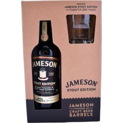 Jameson Stout Edition ирландско уиски с две чаши (700 мл)