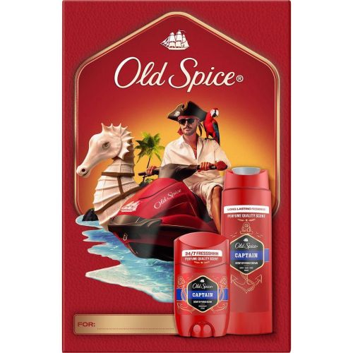 Old Spice Captain комплект душ гел 3в1 250 мл, стик дезодорант 50 мл (1 бр.)