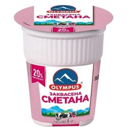 Olympus заквасена сметана 20% (350 г)