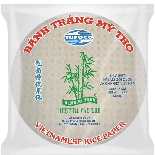 Bamboo Tree оризова хартия кръгла, 16 см (340 г)